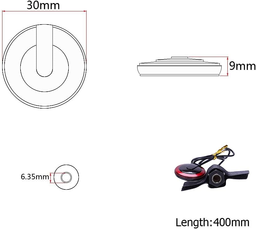 Guitar Pickup Microphone Transducer for Musical Instruments like Kalimba, Ukulele, Violin