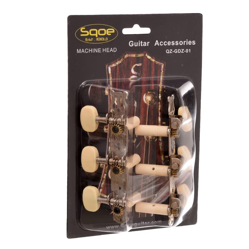 Sqoe Classic Guitar Key Set With High Quality Material - Golden