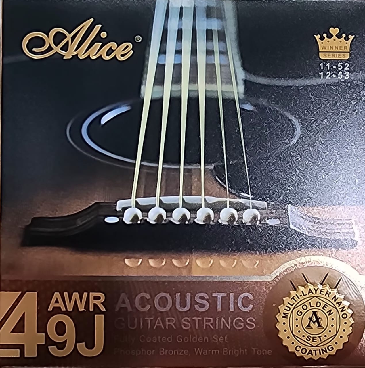 Acoustic Guitar String Alice Gold AWR49J